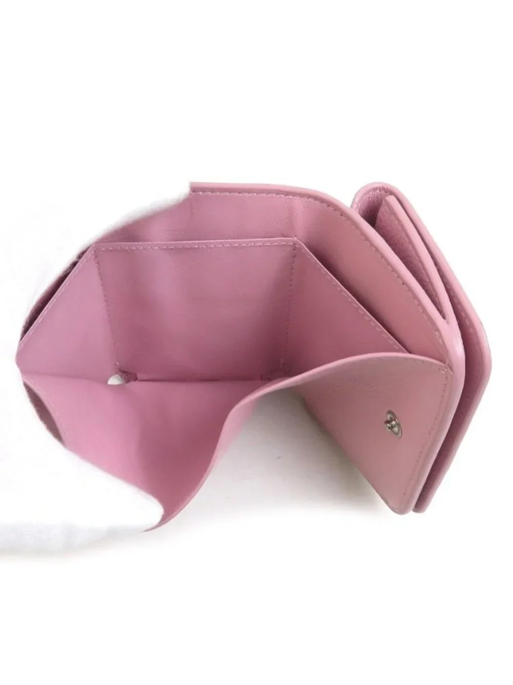 Balenciaga Trifold Wallet Pink